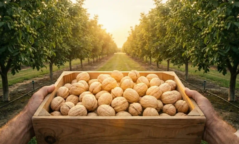 "پول‌ سازترین سرمایه‌ گذاری کشاورزی: چرا نهال گردو چندلر انتخاب اول باغداران تجاری است؟"